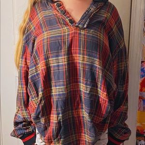 joe boxer flannel button up shirt